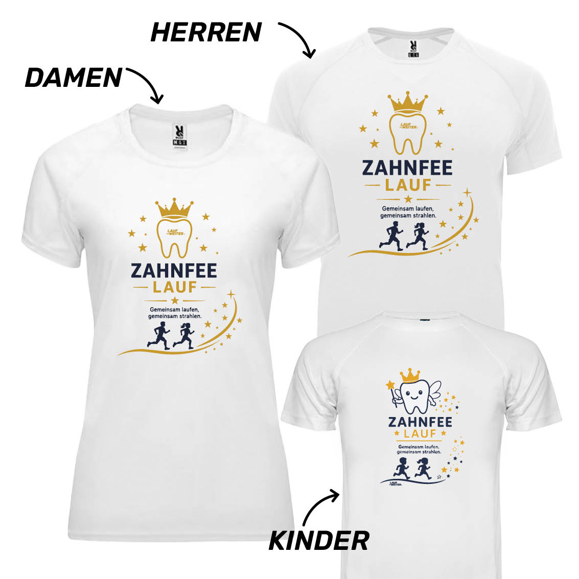LAUF WEITER Zahnfee-Lauf T-Shirts
