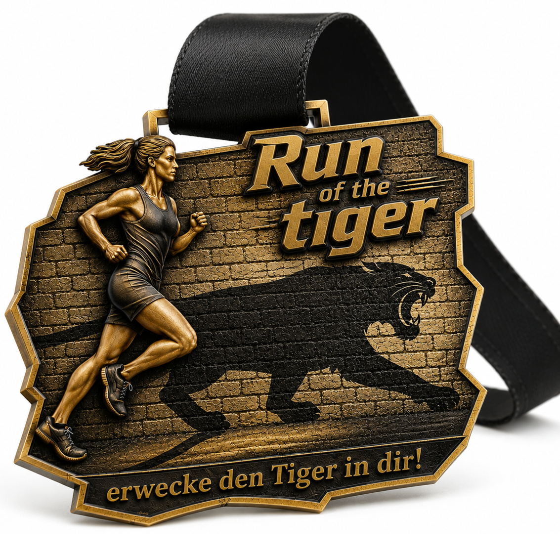 LAUF WEITER Run of the Tiger Medaille