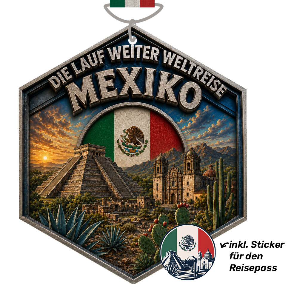 LAUF WEITER Mexiko Medaille