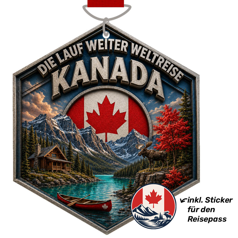 LAUF WEITER Kanada Medaille