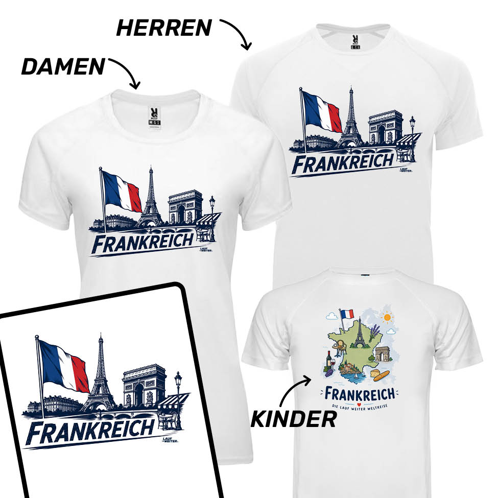 LAUF WEITER Frankreich T-Shirts