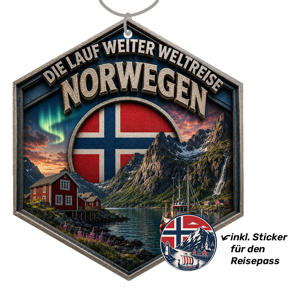 LAUF WEITER Norwegen Medaille