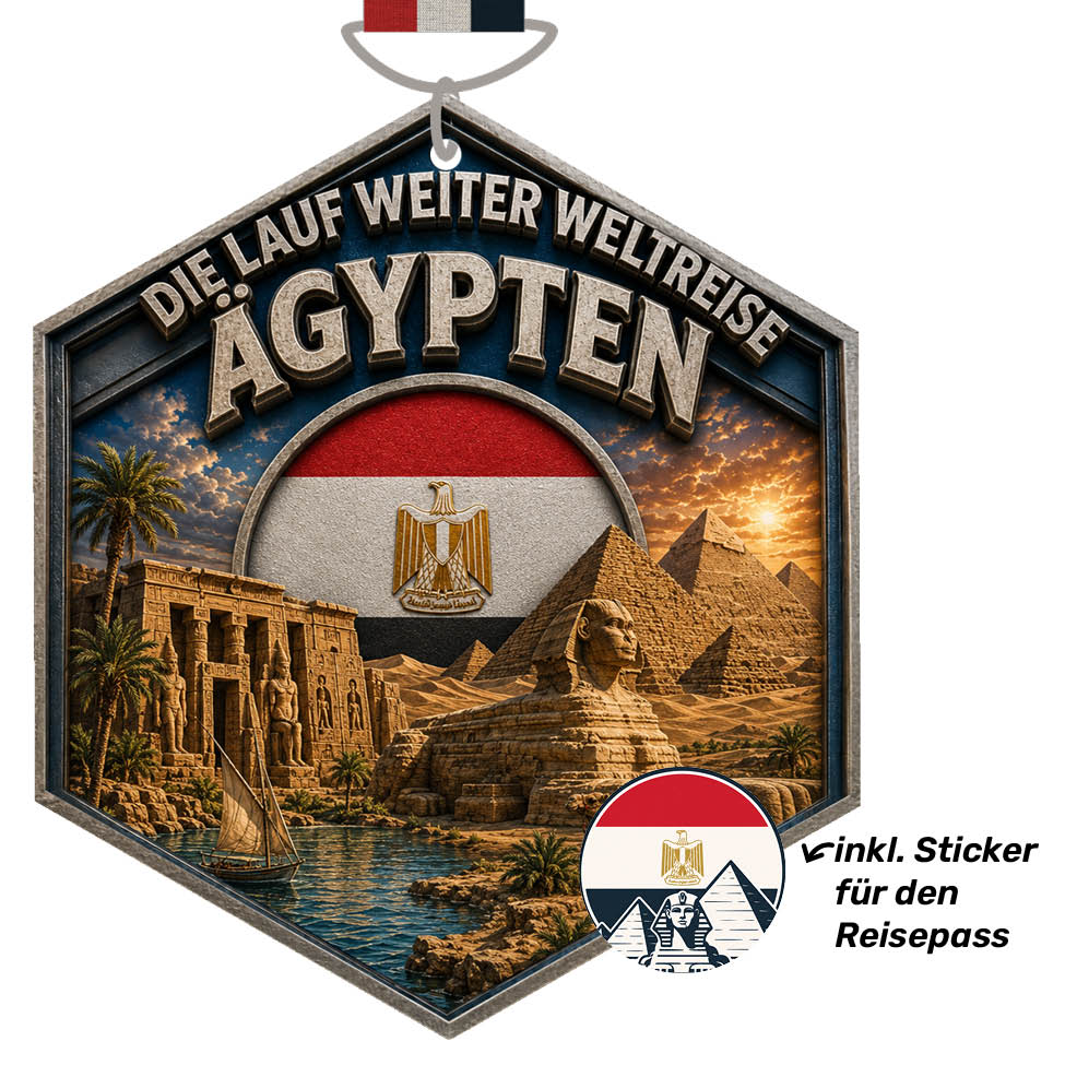 LAUF WEITER &Auml;gypten Medaille