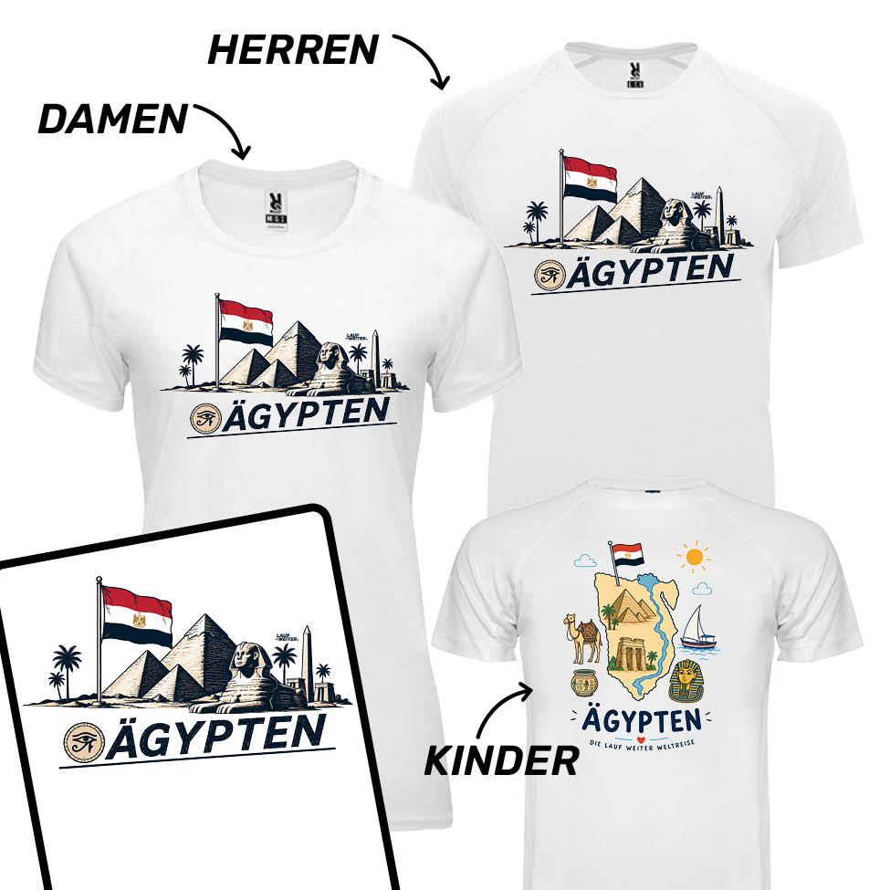 LAUF WEITER &Auml;gypten T-Shirts