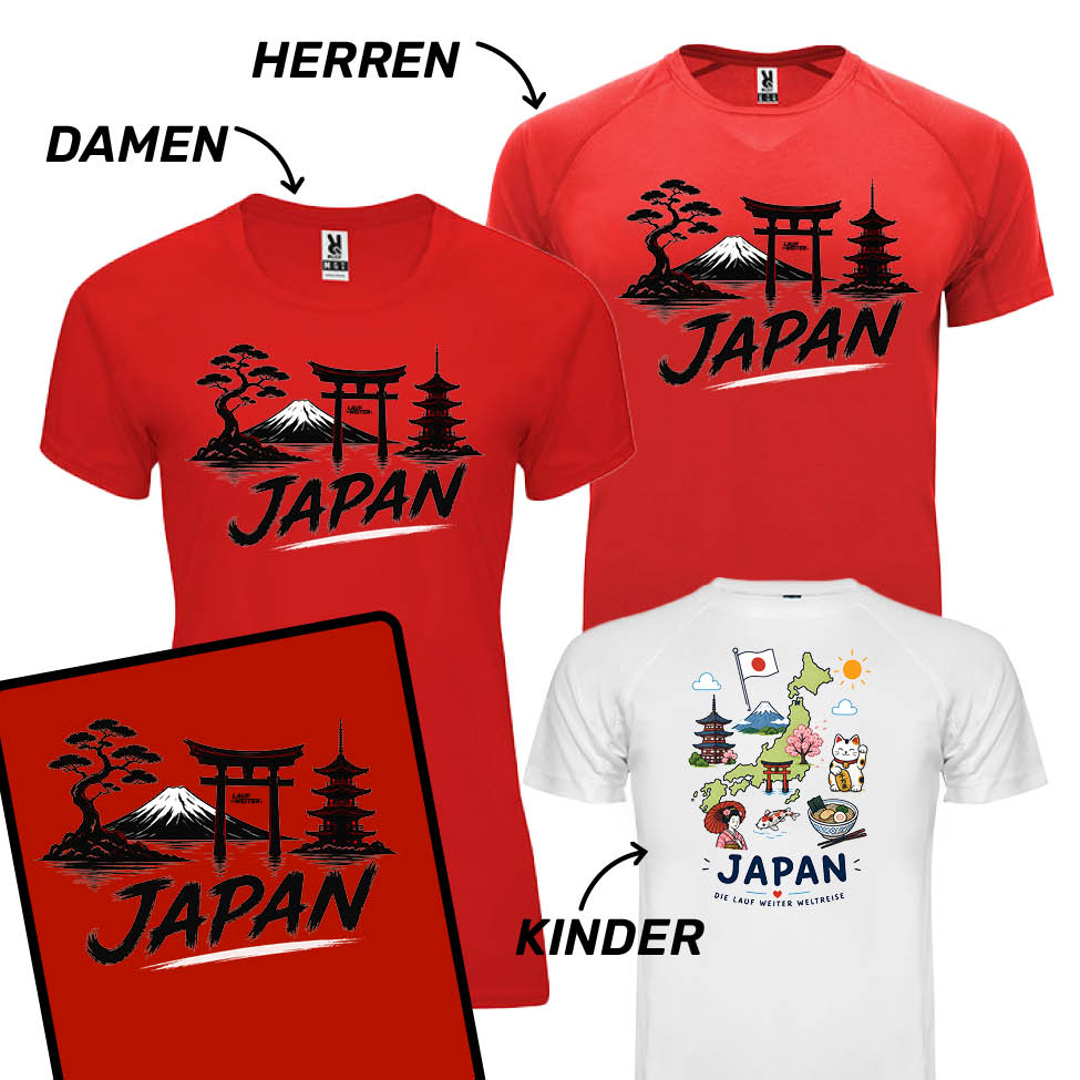 LAUF WEITER Japan T-Shirts
