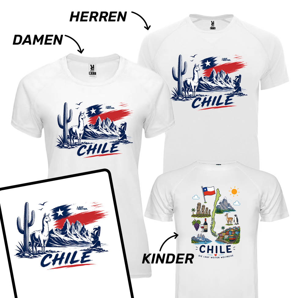LAUF WEITER Chile T-Shirts