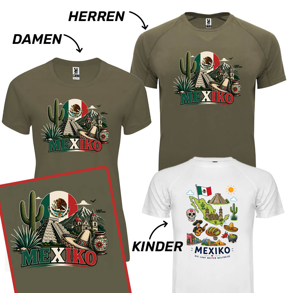 LAUF WEITER Mexiko T-Shirts
