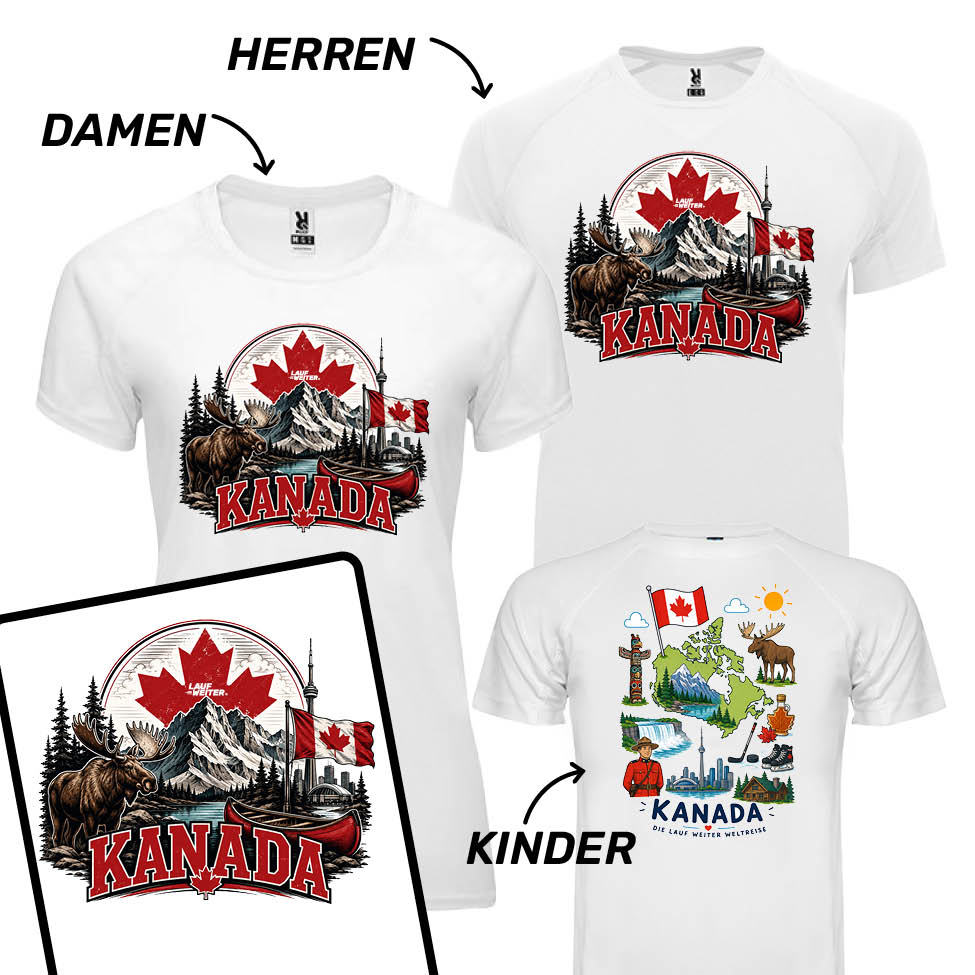 LAUF WEITER Kanada T-Shirts