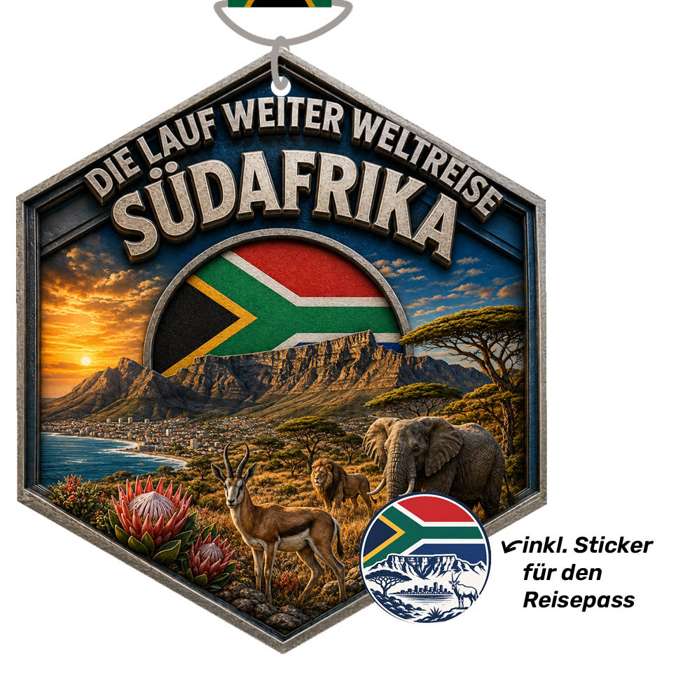 LAUF WEITER S&uuml;dafrika Medaille