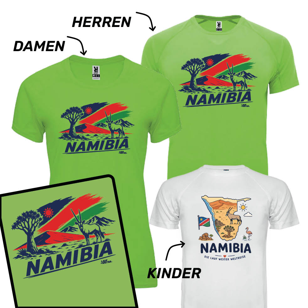 LAUF WEITER Namibia T-Shirts
