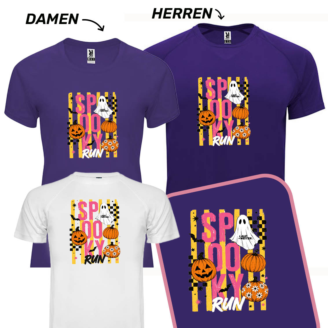 LAUF WEITER Halloween Run T-Shirts