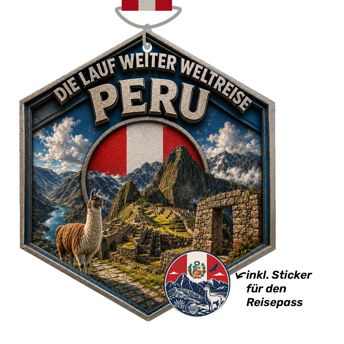 LAUF WEITER Peru Medaille