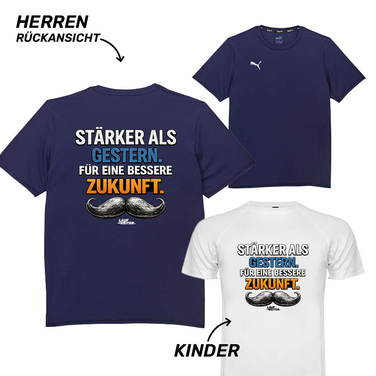 LAUF WEITER Movember Run Puma T-Shirt