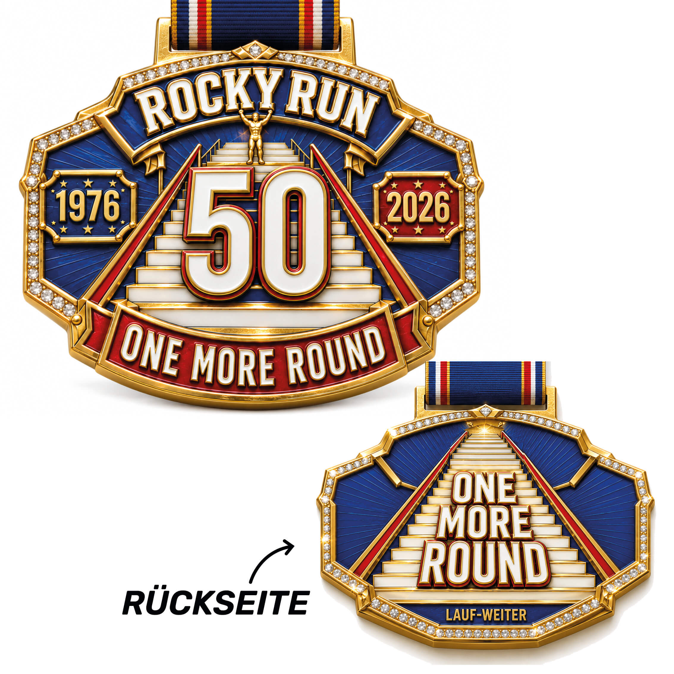 LAUF WEITER Rocky Run Medaille
