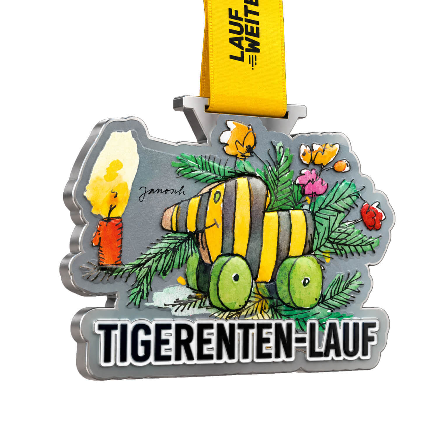 LAUF WEITER Tigerenten-Lauf 2026 Medaille