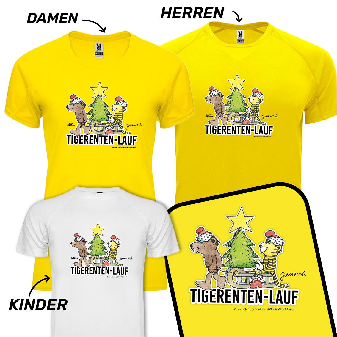 LAUF WEITER Tigerenten-Lauf 2026 T-Shirts