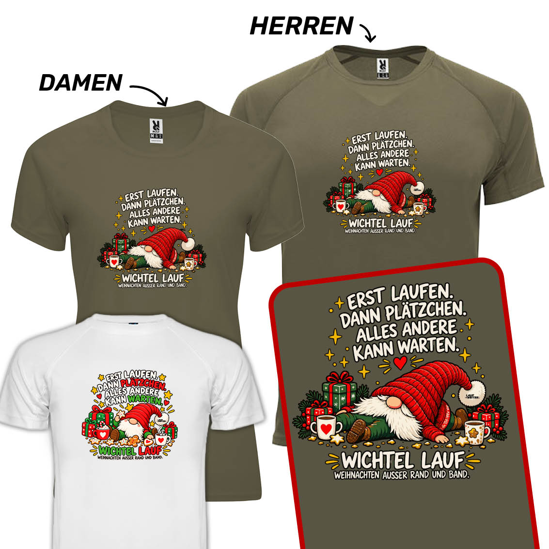 LAUF WEITER Wichtel Lauf T-Shirts