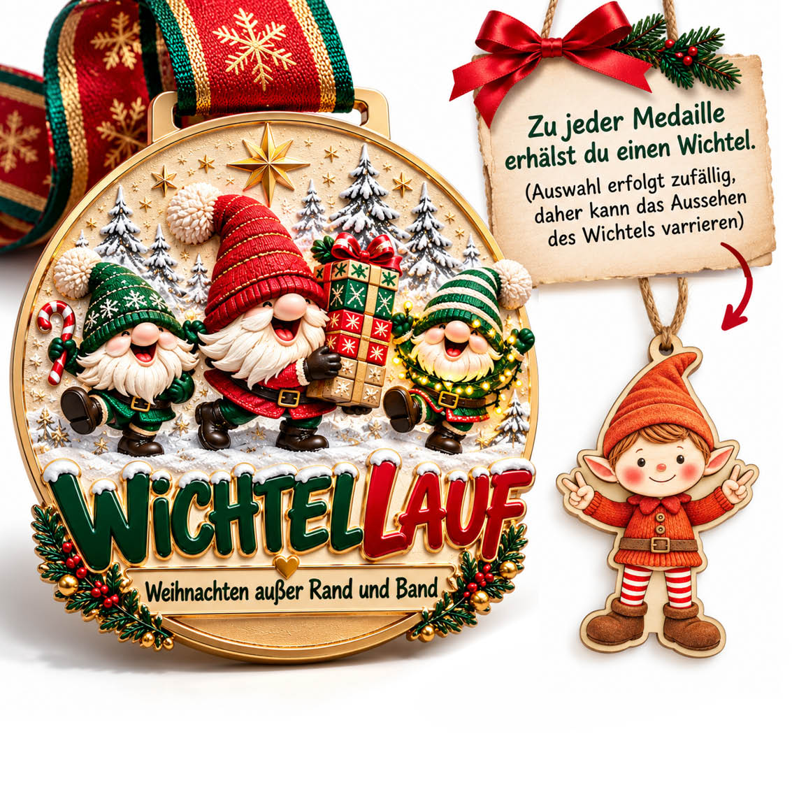 LAUF WEITER Wichtel Lauf Medaille