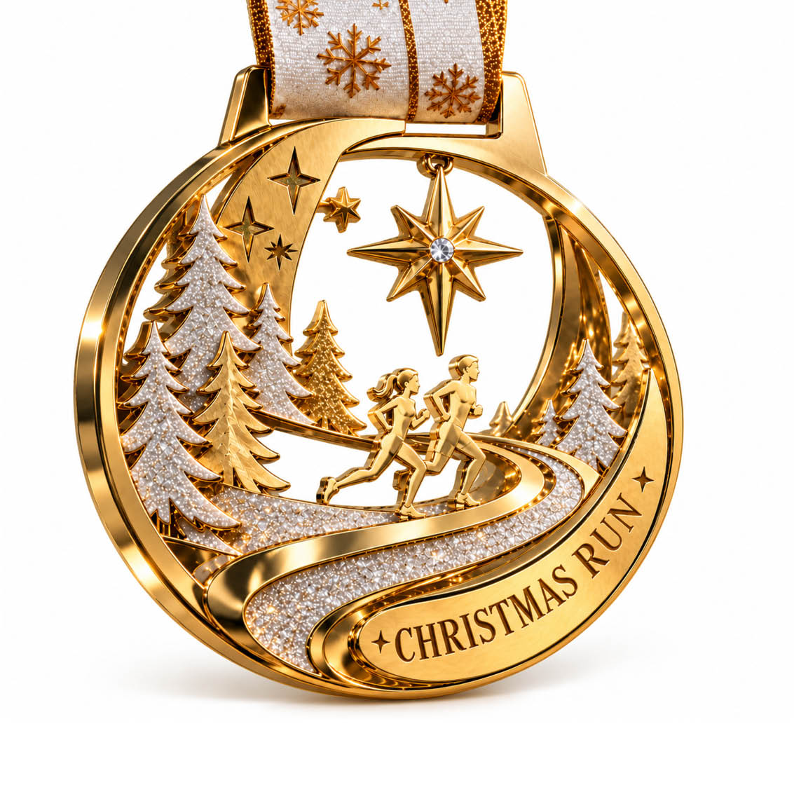 LAUF WEITER Christmas Run 2026 Medaille