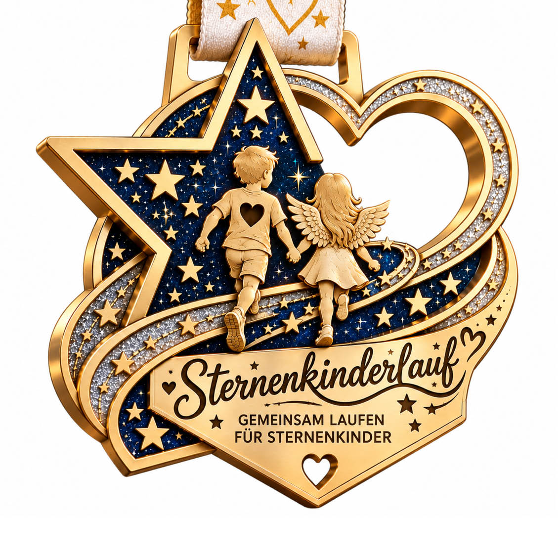 LAUF WEITER Sternenkinder Lauf Medaille