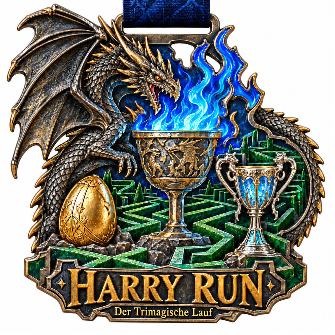 LAUF WEITER Harry Run 4.0 Medaille