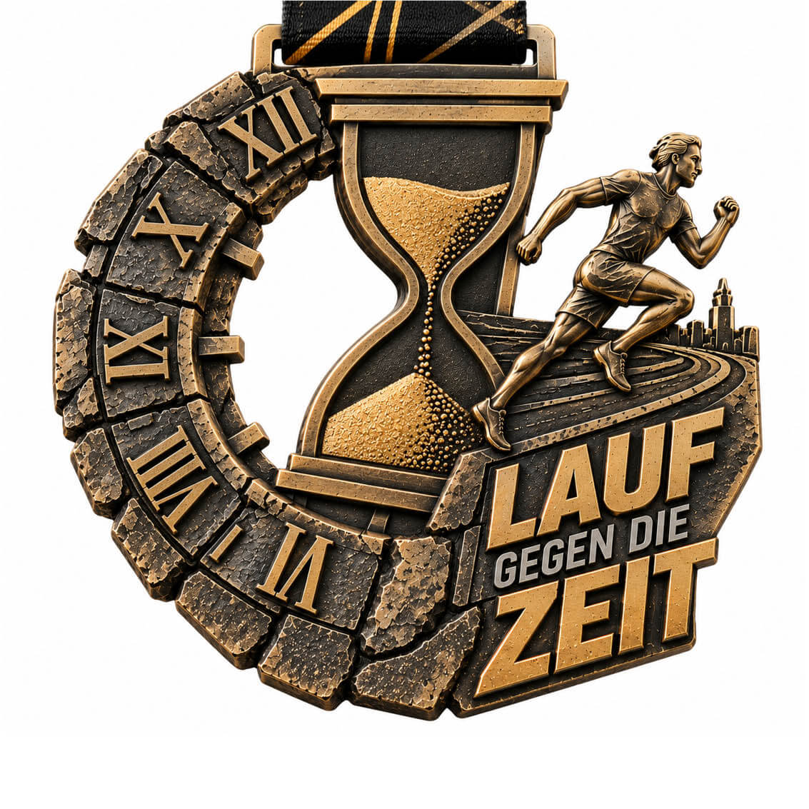 LAUF WEITER Lauf gegen die Zeit Medaille